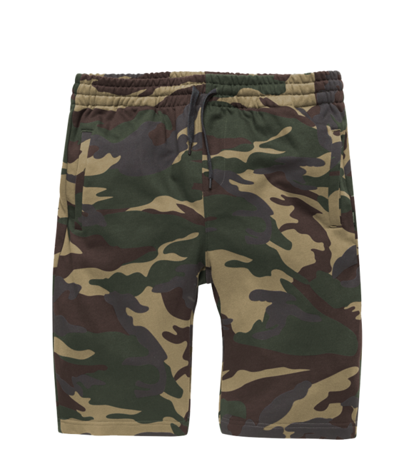 Vintage Industries Greytown Sweatshorts, Woodland Camo