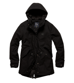 Vintage Industries Indy women's ladies parka jacket, black