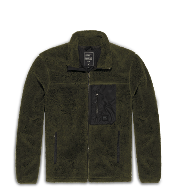 Vintage Industries Kodi lined sherpa flisová mikina