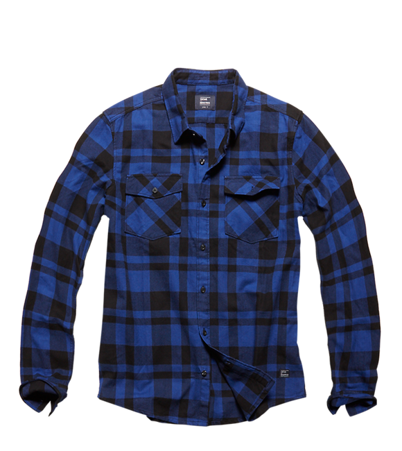 Vintage Industries Austin Shirt, Blue Check