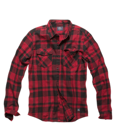 Vintage Industries Austin Shirt, Red Check