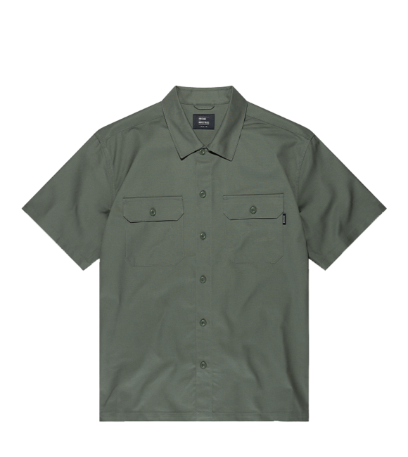 Vintage Industries Dexter Shirt, Light Olive