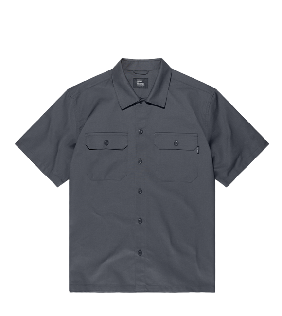 Vintage Industries Dexter Shirt, Mid Grey
