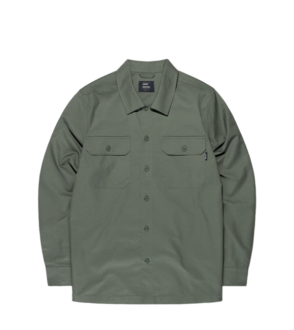 Vintage Industries Harris Shirt, Light Olive