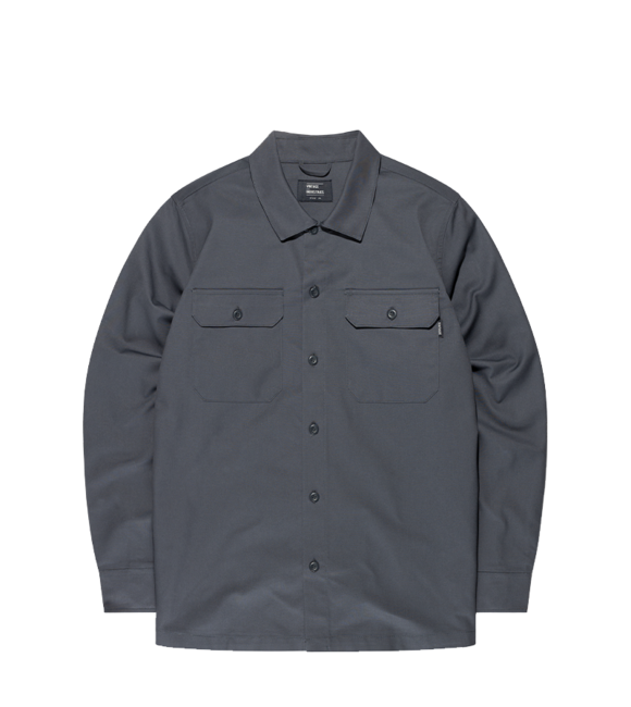 Vintage Industries Harris Shirt, Mid Grey