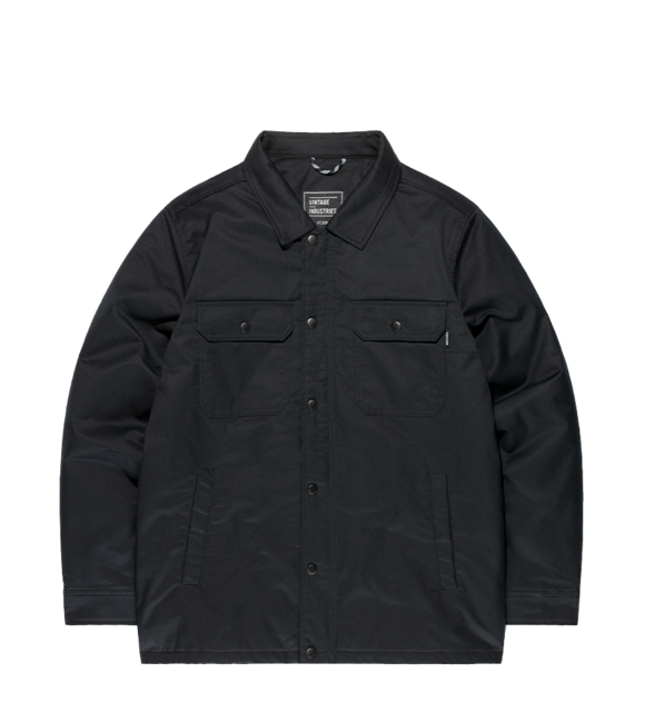 Vintage Industries Hendrix Shirt Jacket, Black