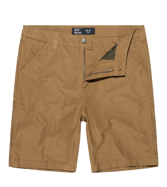 Vintage Industries Dayton Shorts, Dark Tan