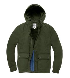 Vintage Industries Ledger moška parka jakna, oljčna