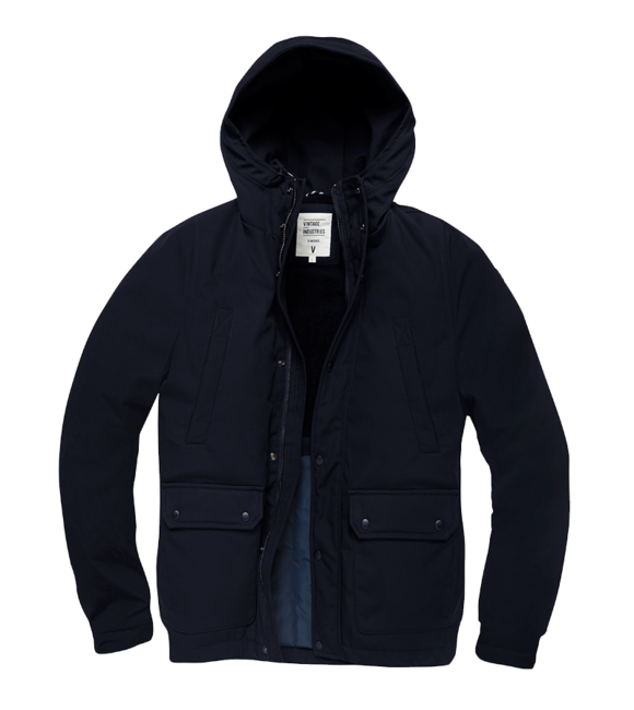 Vintage Industries Ledger Men's Parka, Black