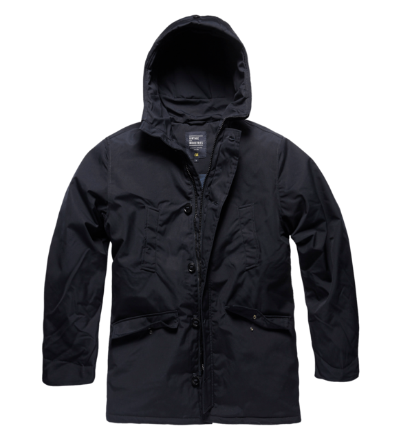 Vintage Industries Archer Parka, Black