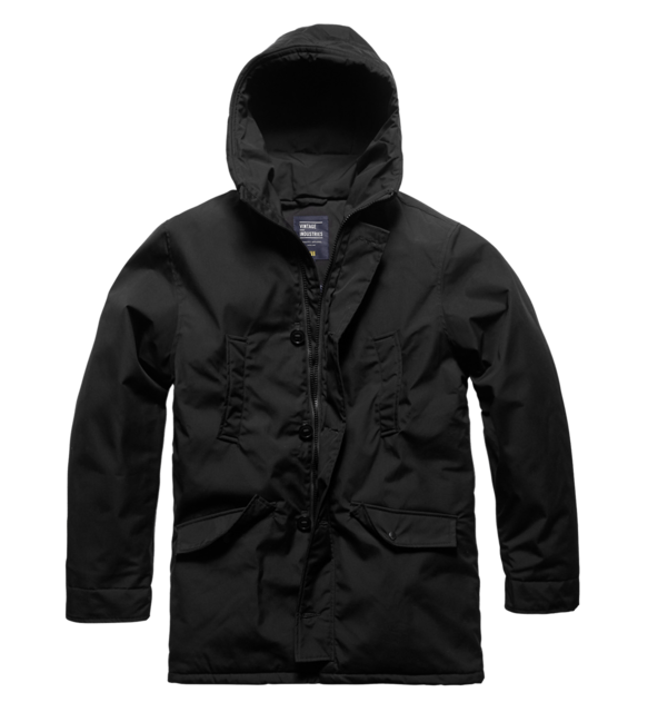 Vintage Industries Archer Parka, Black