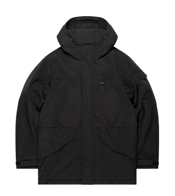 Vintage Industries Parka Oliver, Black