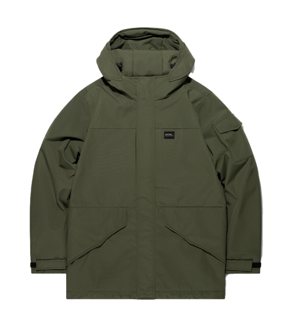 Vintage Industries Parka Oliver, Dark Olive