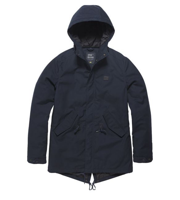 Vintage Industries Parka Wallbrook, Navy Blue