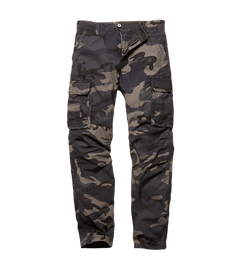 Vintage Industries Reef trousers, Dark camo