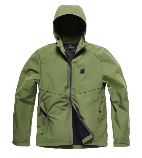 Vintage Industries Ather Softshell Jacket, Olive