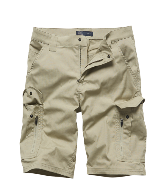 Vintage Industries Bearing Technical Shorts, Beige