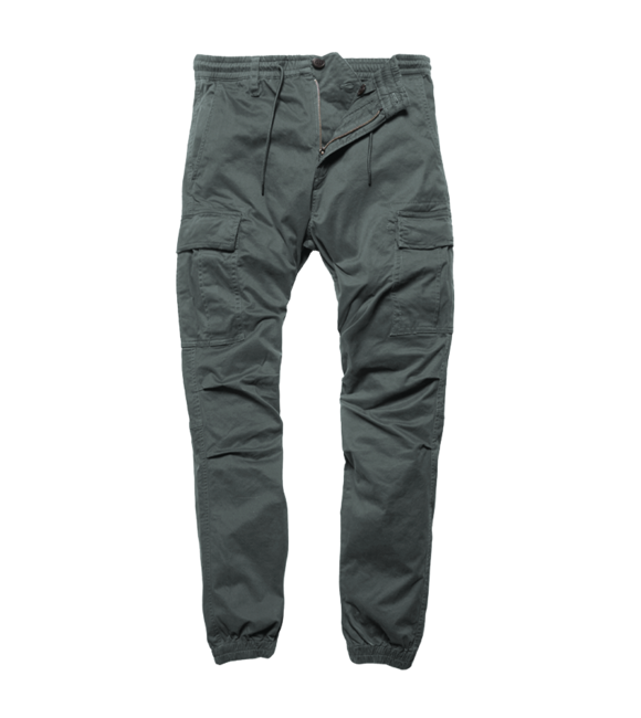 Vintage Industries Vince Cargo Jogger Pants, Grey