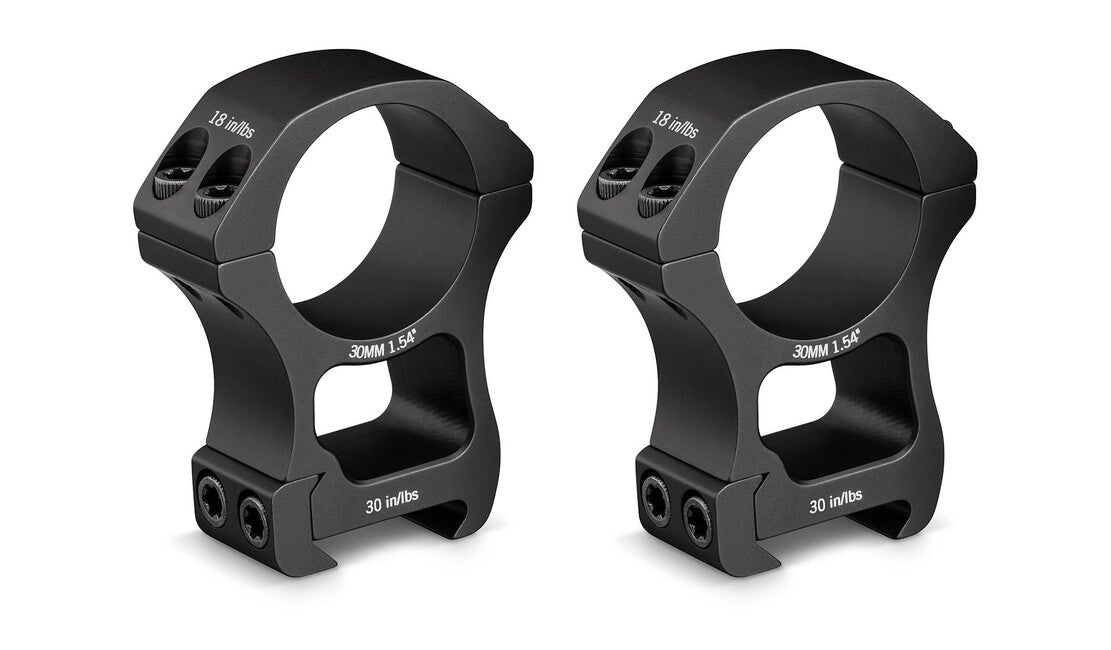 Vortex Optics Pro Series 30mm Extra High Rings 1.54