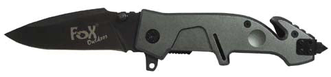 Fox Outdoor GTC Pocket Knife 24cm, Grey