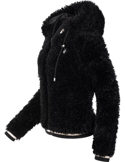 Marikoo Women's Winter Jacket Puderzuckerwolkchen, Black
