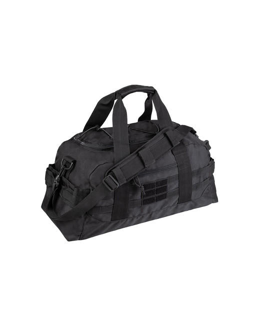 Mil-Tec Combat Shoulder Bag, Black 25L