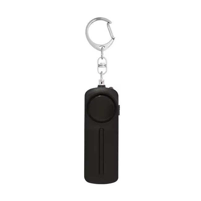 W&G SHIELD SOS Personal Alarm with LED Light and Pull Chain Trigger, Black