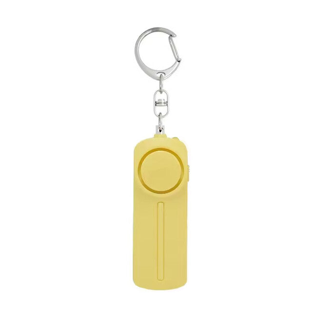 W&G SHIELD SOS Personal Alarm with LED Light and Pull Trigger Chain, Yellow