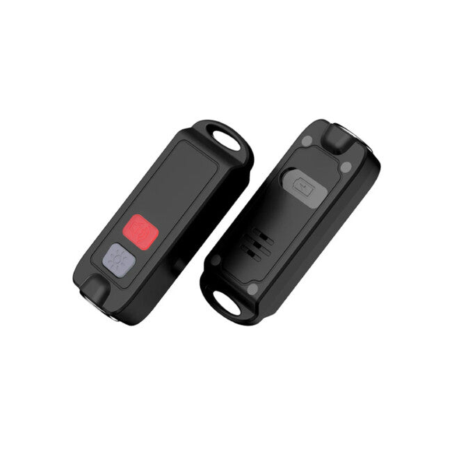 W&G SHIELD SOS Personal Alarm with LED Light and Activation Button, Black
