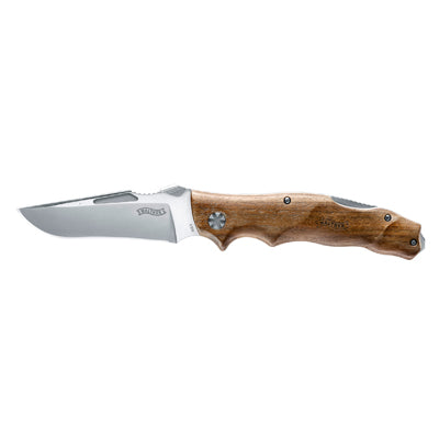 Walther Adventure Folder Wood Walnut Knife