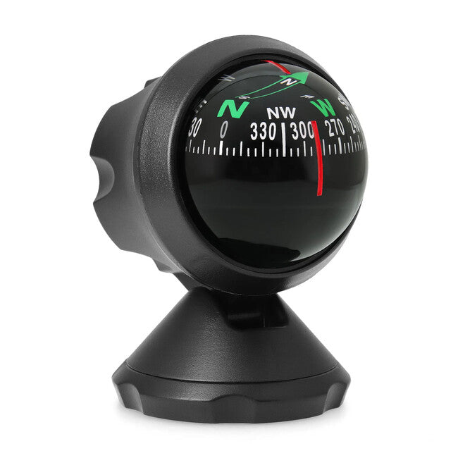 WARAGOD Trek Auto Compass, Black