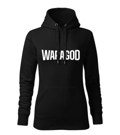 WARAGOD ženski pulover s kapuco FastMERCH 320 g/m², črna