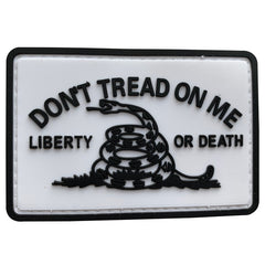 WARAGOD Don't Tread on me PVC Patch, White