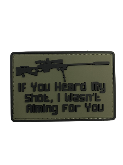 WARAGOD If You Heard My Shot PVC Patch