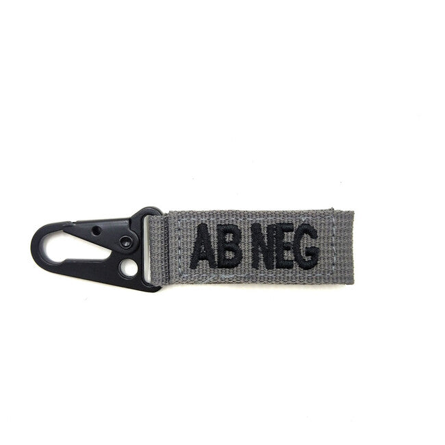 WARAGOD Karabiner Blood Type AB- Negative, Grey