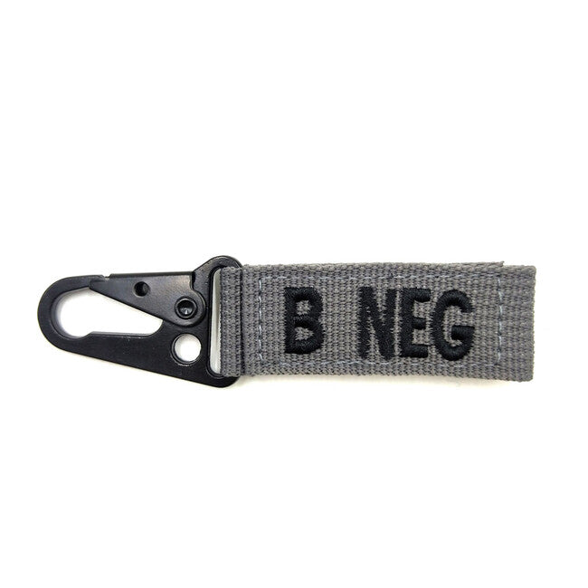 WARAGOD Carabiner Blood Type B- Negative, Grey