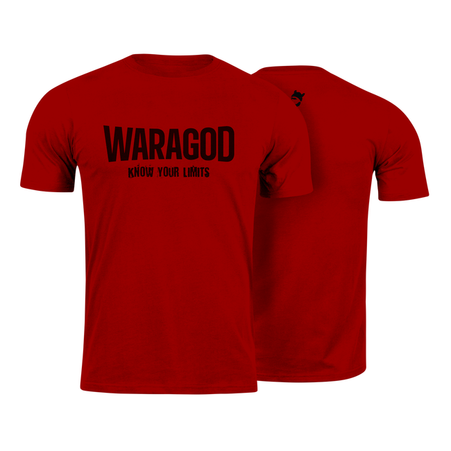 WARAGOD Know Your Limits T-Shirt 160 g/m², Red