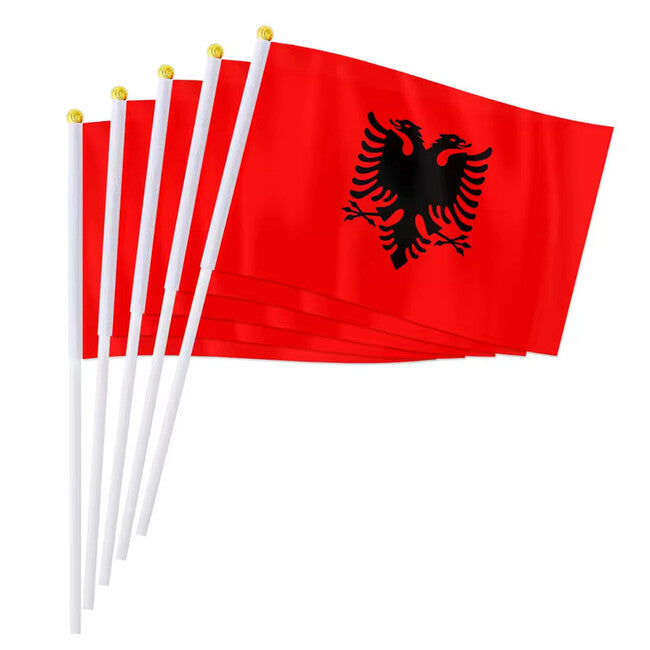 WARAGOD Waving Flag 30 x 40 cm, Albania