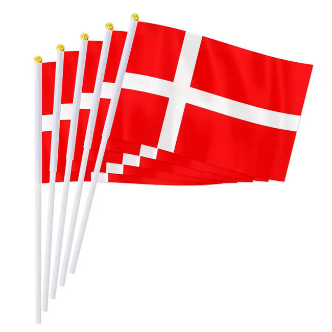 WARAGOD Waving Flag 30 x 40 cm, Denmark