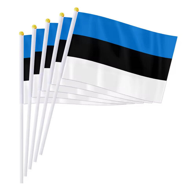 WARAGOD Waving Flag 30 x 40 cm, Estonia