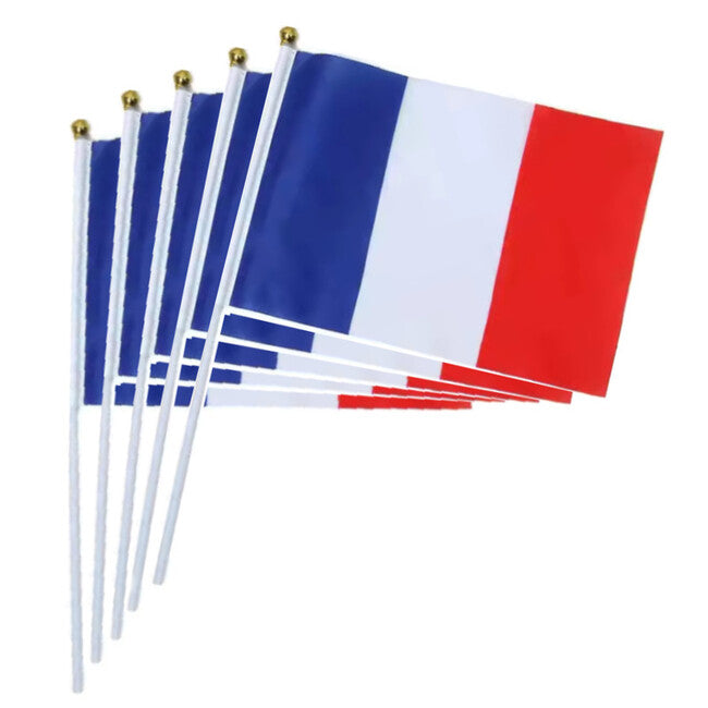 WARAGOD Waving Flag 30 x 40 cm, France