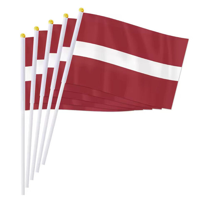 WARAGOD Waving Flag 30 x 40 cm, Latvia