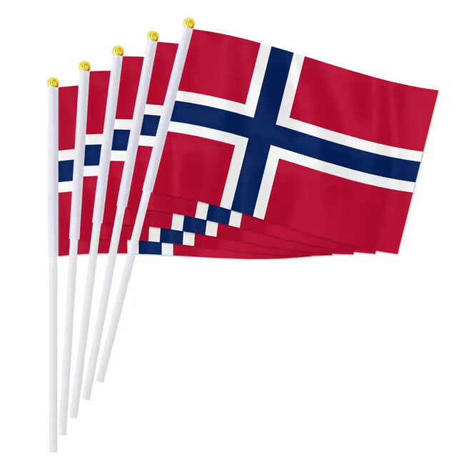 WARAGOD Waving Flag 30 x 40 cm, Norway