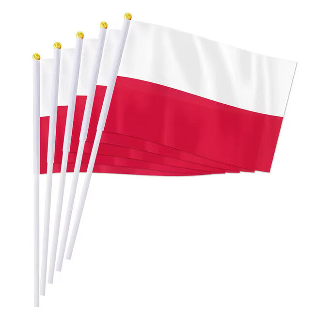 WARAGOD Waving Flag 30 x 40 cm, Poland