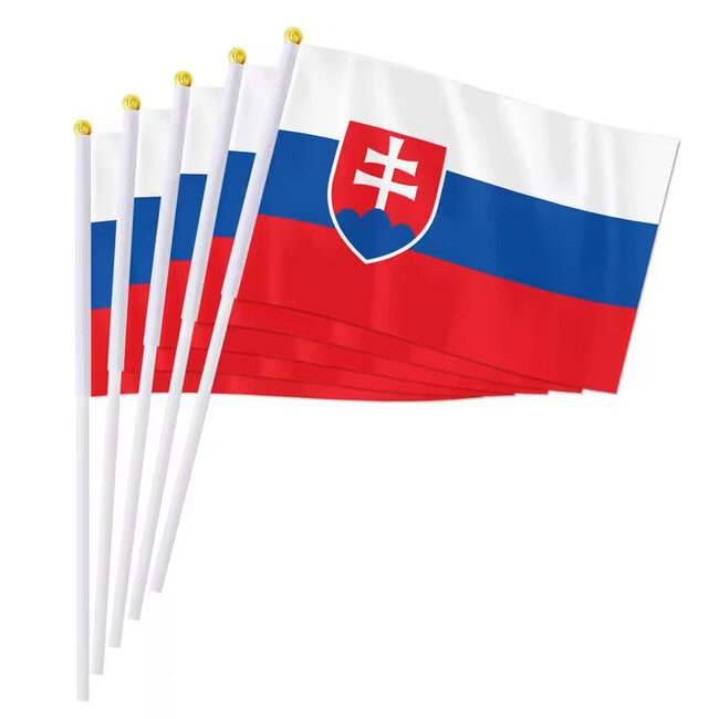 WARAGOD Waving Flag 30 x 40 cm, Slovakia