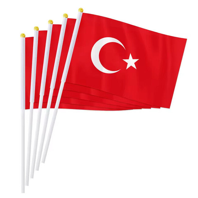 WARAGOD Waving Flag 30 x 40 cm, Turkey
