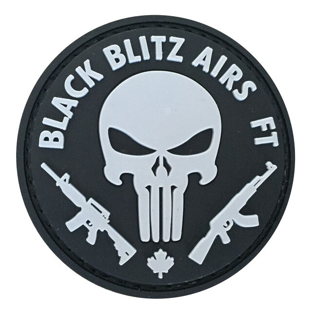 WARAGOD 3D Black Blitz Airs FT Punisher Patch 6cm