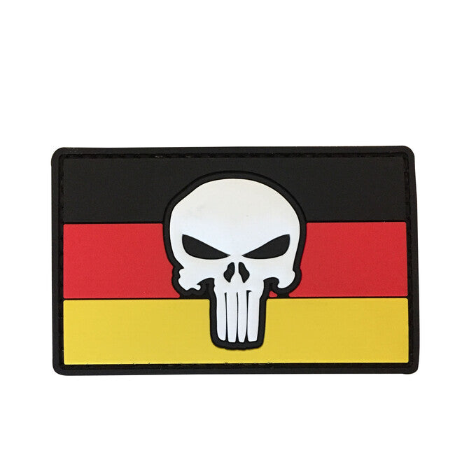 WARAGOD 3D Punisher Patch DE 8.5x5cm