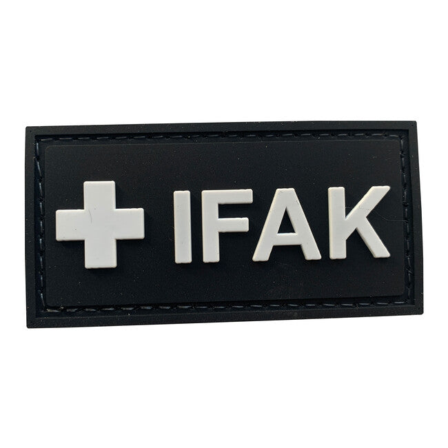 WARAGOD Individual First Aid Kit 3D Patch, Black 5x3cm