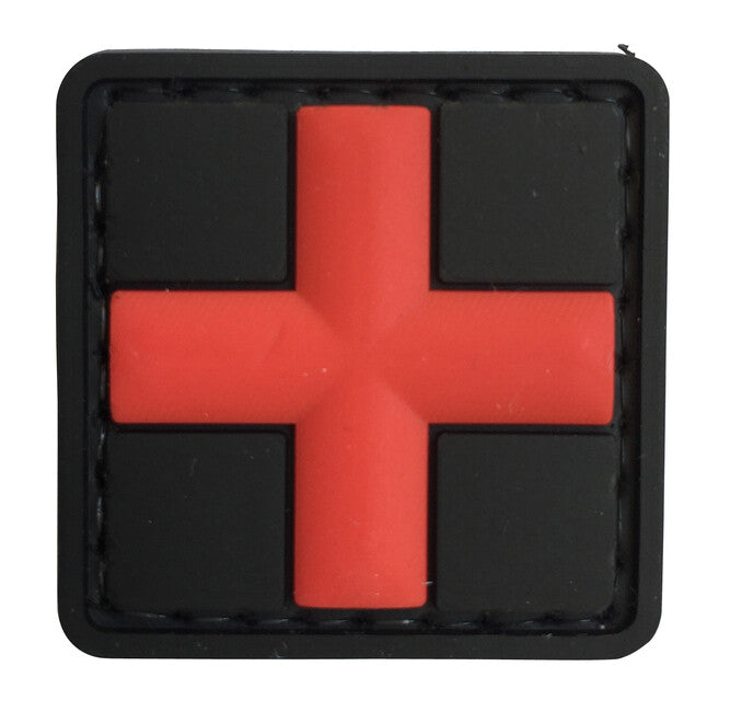 WARAGOD Medic 3D Patch, Black, 3x3cm